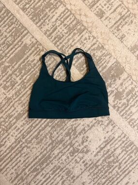 Lululemon Energy Bra Bermuda Teal Size 6